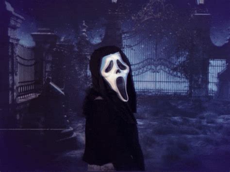 dancing, halloween, twerking, spooky szn, scream mask, ghostface mask – GIF