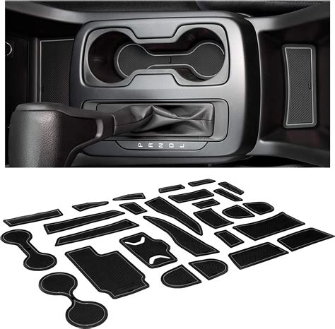 Chevy Silverado Liner Accessories Cup Holder, Console, and Door Pocket Inserts 26-pc Set | Chevy ...