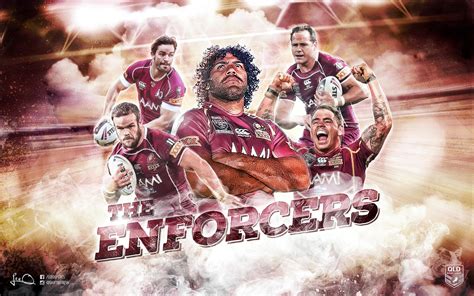 THE ENFORCERS - Qld State of Origin Wallpaper by skythlee on DeviantArt