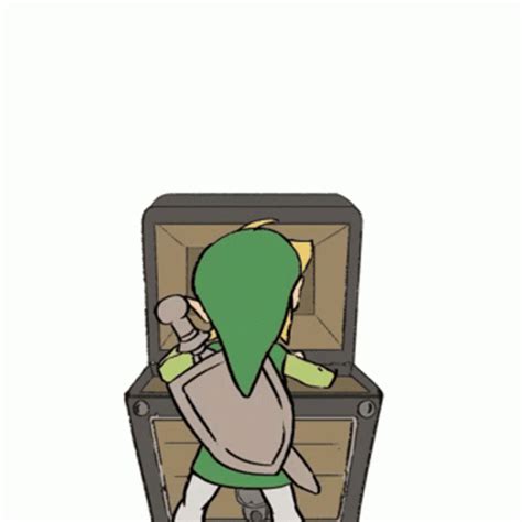 Link Zelda GIF - Link Zelda TreasureChest - Discover & Share GIFs