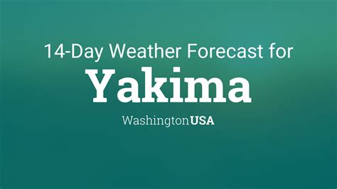 Yakima, Washington, USA 14 day weather forecast