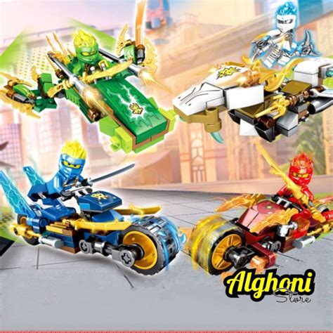 Jual Mainan balok lego ninjago motor rambut api dragon brick ninja ...