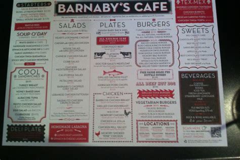 See Barnaby's New Menu - Eater Houston