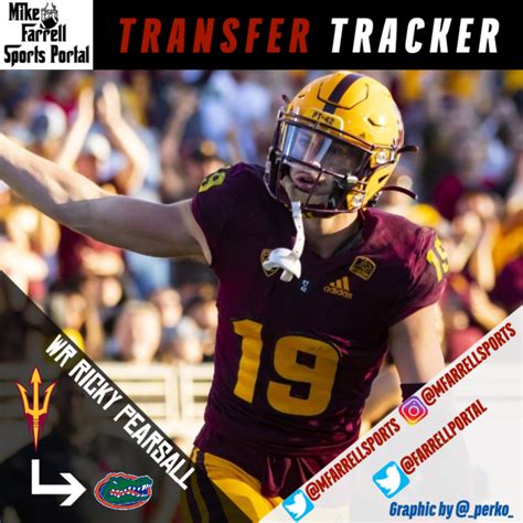 Arizona State WR Ricky Pearsall Transfers to Florida - Mike Farrell Sports