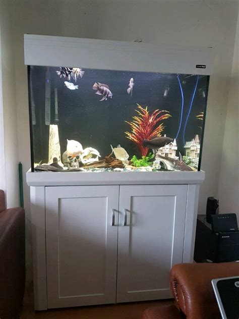 350 liter Aqua one fish tank and Stand For Sale full set up with external filter | in Trafford ...