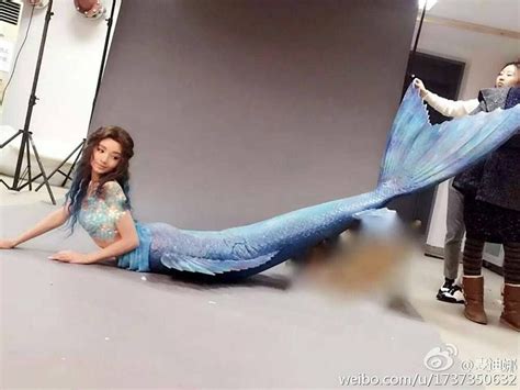 Who is the beautiful actress that plays the Mermaid Princess in Ice Fantasy? | 人魚