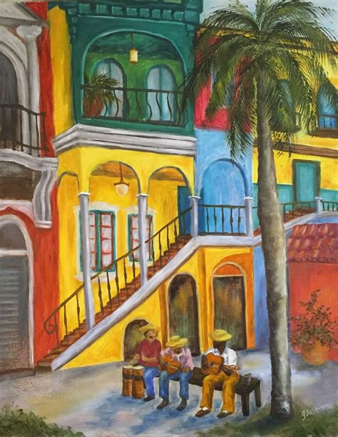 Image result for cuban street scene painting | Cuba art, Cuban art ...