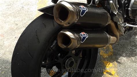 Ducati Streetfighter 1098 with Termignoni exhausts - YouTube