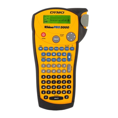 DYMO RHINO 5000 LABEL MAKER USER MANUAL | ManualsLib