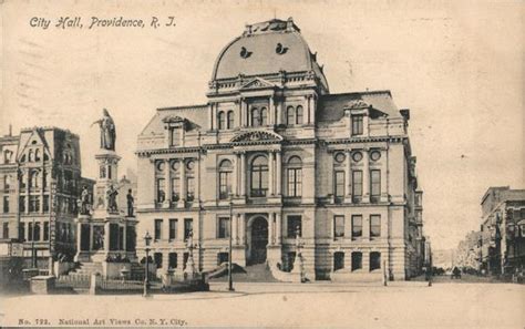 City Hall Providence, RI Postcard