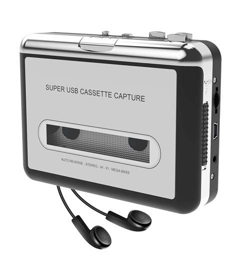 Cassette Player-Cassette Tape to MP3 CD Converter- Powered by Battery or USB,Convert Walkman ...