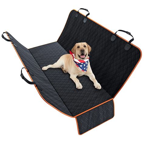 Dog Car Seat Covers for Back Seat of Cars/Trucks/SUV Durable Anti Scratch Nonslip Machine ...