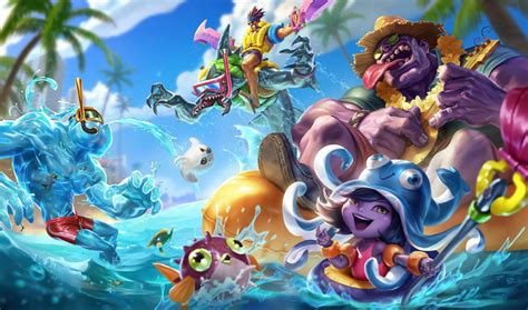 All Pool Party Skins in League of Legends | EarlyGame