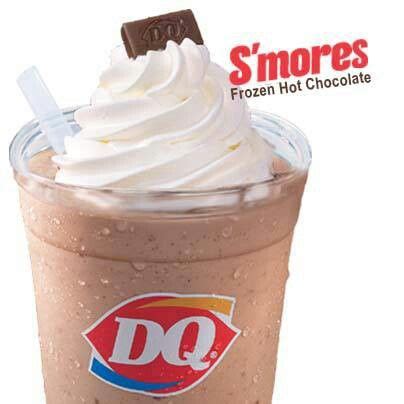 Yummy. Love DQ. | Frozen hot chocolate, Hot chocolate treats, Hot chocolate