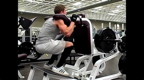 Squat Machine (front squat) - 270lbs, 320lbs - YouTube