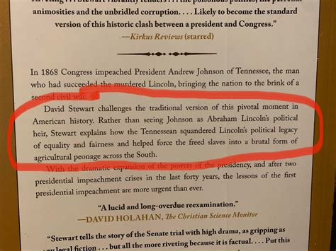 Does Anyone Believe Andrew Johnson is Lincoln’s Political Heir? : r ...