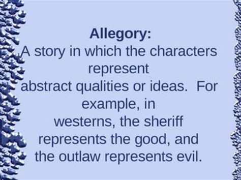 Allegory: Definition and Examples