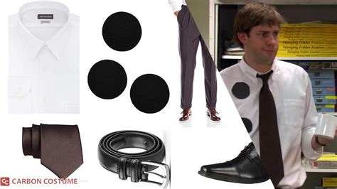 Three-Hole-Punch Jim Halpert Costume | Carbon Costume | DIY Dress-Up Guides for Cosplay & Halloween