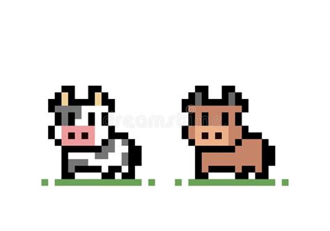 Pixel Cow Stock Illustrations – 1,069 Pixel Cow Stock Illustrations, Vectors & Clipart - Dreamstime