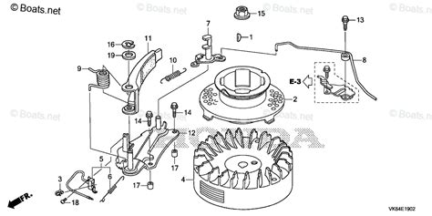 Honda Lawn Mowers HRC216K3 HDAH VIN# MAKA-1050001 TO MAKA-1999999 OEM Parts Diagram for FLYWHEEL ...