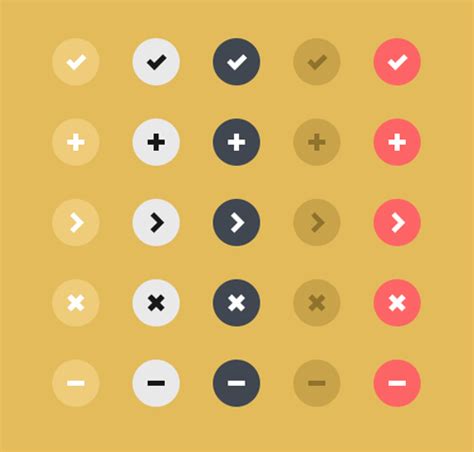 Freebie: 45 Flat UI Design Elements | Freebies | Graphic Design Junction