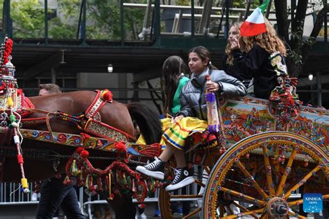 Columbus Day parade held in New York, U.S. - Global Times