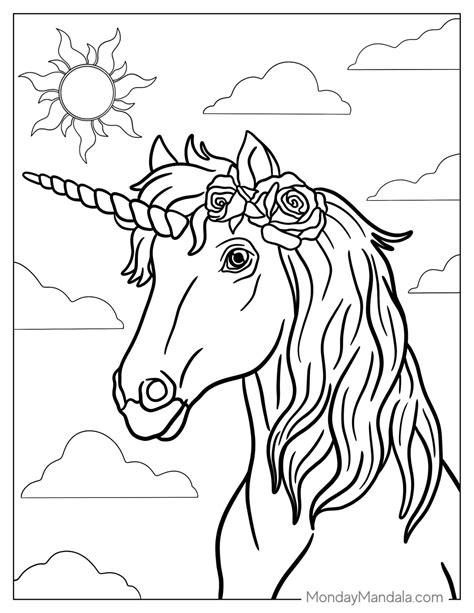 74 Unicorn Coloring Pages (Free PDF Printables)