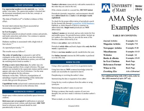 AMA - Citation - Research Guides at University of Mary