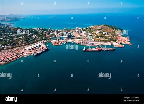 Aerial view of Port Moresby; Papua New Guinea Stock Photo: 85764417 - Alamy