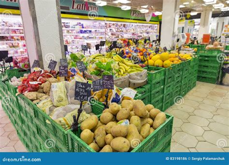 Coop Supermarket Vegetables and Fruits Department in Murano, Italy. Editorial Photo - Image of ...