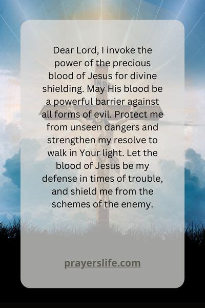 23 Powerful Blood Of Jesus Prayer For Protection