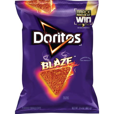 Doritos Blaze Tortilla Chips, 3.125oz (10 Count) - Walmart.com ...