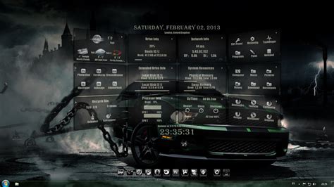 Rainmeter desktop wallpaper by Znamne on DeviantArt