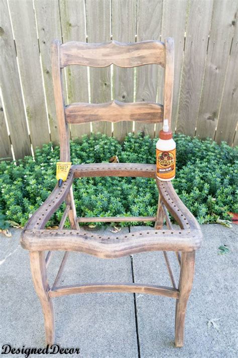 Repurposed Wood Chairs! - Designed Decor