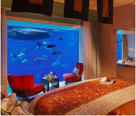 UNDERWATER SUITES, ATLANTIS, DUBAI. | Underwater hotel, Underwater hotel room, Dubai hotel