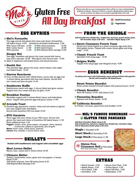 MENUS | melsdinerbreakfast