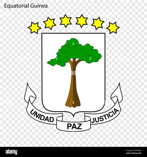 Symbol of Equatorial Guinea. National emblem Stock Vector Image & Art ...