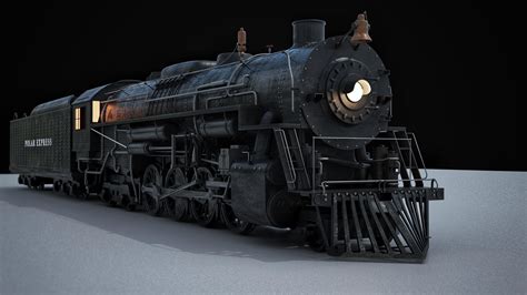 this is my model of the Polar Express, built entirely in Blender 2.8. I ...