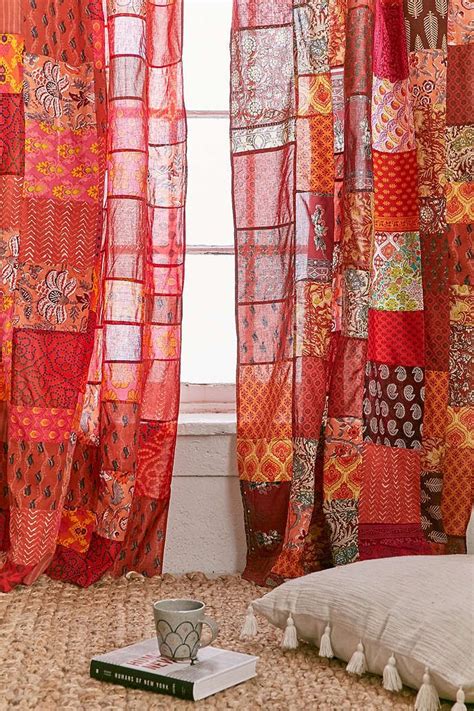 Magical Thinking Patchwork Curtain | Patchwork curtains, Urban outfitters curtains, Curtains