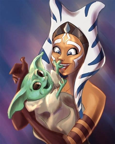 Cute grogu and ahsoka : r/Grogu