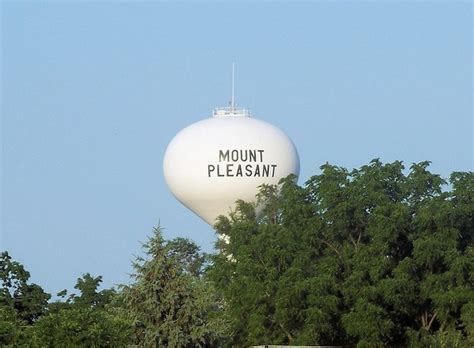 Mount pleasant, Water tower, Pleasant