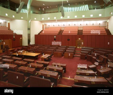 Australia. Canberra. Parliament. Senate chamber (Upper House Stock Photo: 8647444 - Alamy