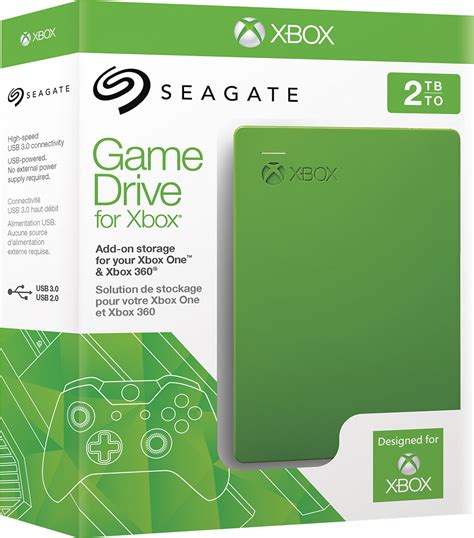 Best Buy: Seagate Game Drive for Xbox Officially Licensed 2TB External ...