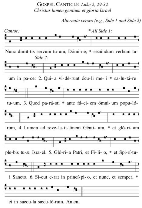 Salve nos and Nunc dimittis | Gregorian Chant Hymns