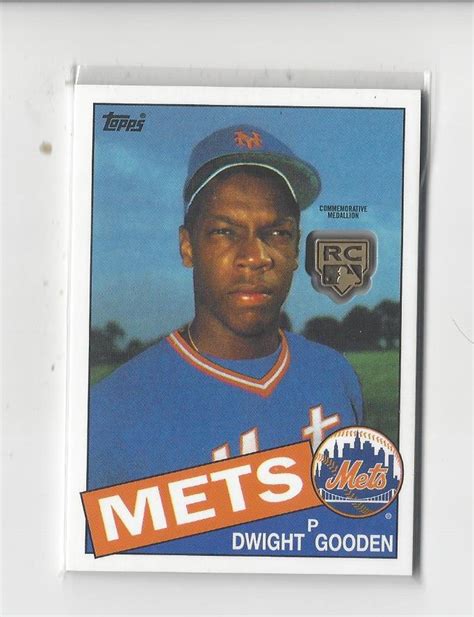 2020 Topps Rookie Card Retrospective RC Logo Medallions #RCRDG Dwight Gooden - NM-MT