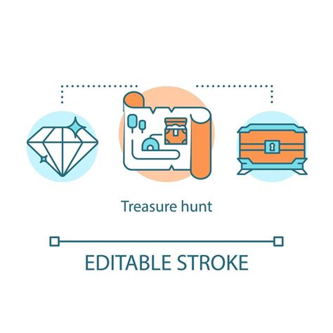 Treasure hunt concept icon 3686406 Vector Art at Vecteezy