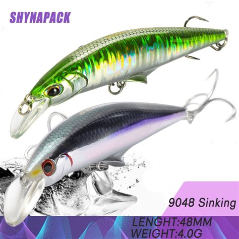 New-45g-120mm-Minnow-Sinking-Fishing-Lure-Hard-Plastic-Trout-Lure ...