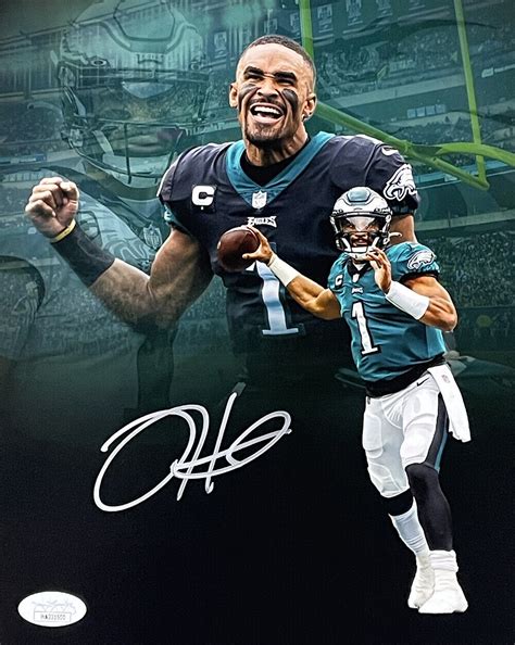 Jalen Hurts Autographed Signed Philadelphia Eagles 8X10 Football ...