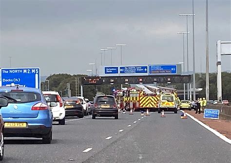 Motorists asked to seek alternative routes after two lanes of traffic closed on M2 motorway ...