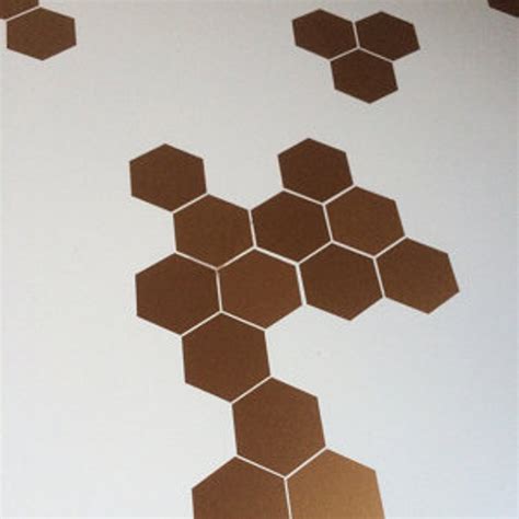 40 Honeycomb Stickers Hexagon Wall Decals Removable | Etsy